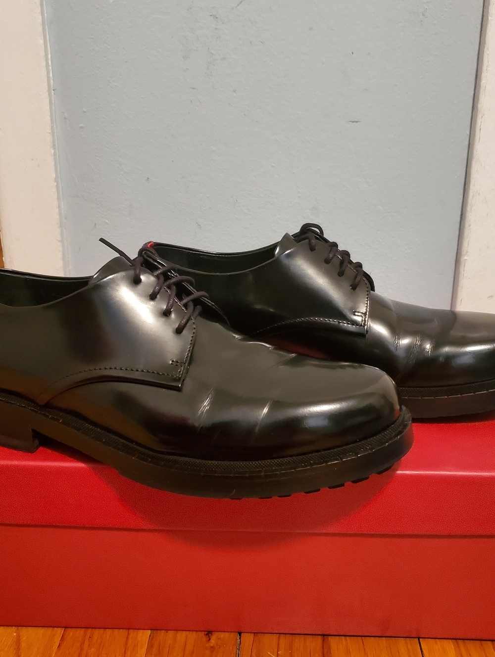 Hugo Boss Men’s Derby Lug Shoes - Picture 8 of 16